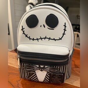 Loungefly-Nightmare Before Christmas Jack Skellington Mini Backpack-Like New!